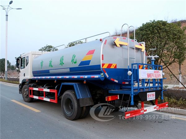 程力灑水車尾部見箭頭燈
